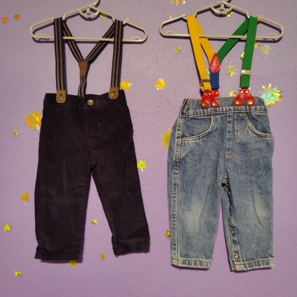 12 month Pants w/ Suspenders